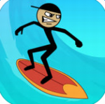 火柴人冲浪