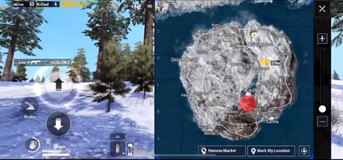 和平精英雪地防空洞在哪里