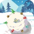 踩着雪球的熊熊
