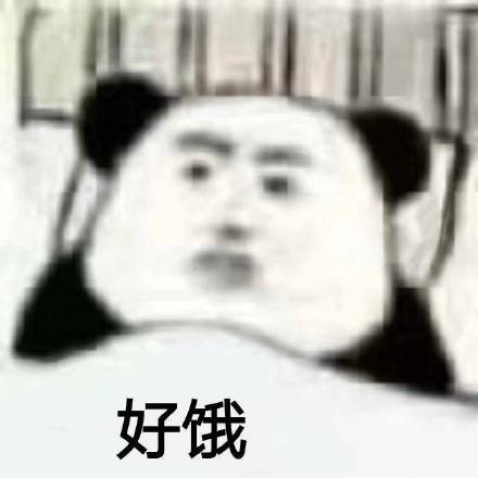 抖音熊猫头躺床表情包